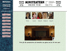 Tablet Screenshot of miniteatern.se